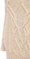 Thumbnail for your product : Ermanno Scervino Crystal Embellished Knit V Neck Sweater