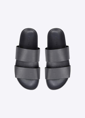 Georgie Textured-Leather Sandals