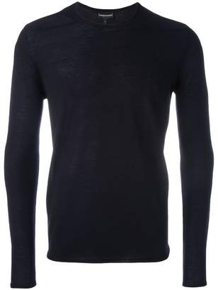 Emporio Armani plain sweatshirt