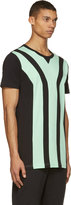 Thumbnail for your product : Y-3 Black & Green Paneled Y T-Shirt