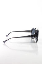 Thumbnail for your product : Selima Grey Crystal Theodora Sunglasses Size 56 In Case New $385