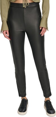 Black Leather Pants Zippers