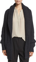 Thumbnail for your product : Vince Ribbed Cardigan-Style Car Coat