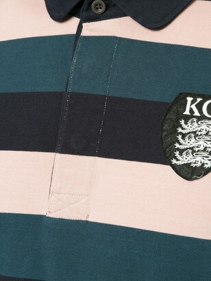 Kent & Curwen Long-Sleeved Logo Polo Shirt