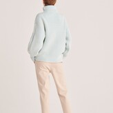 Thumbnail for your product : Paisie Women's Blue / White Striped Turtleneck Jumper In White & Light Blue