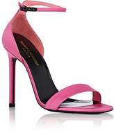 Thumbnail for your product : Saint Laurent Women's Amber Satin Ankle-Strap Sandals - Md. Pink