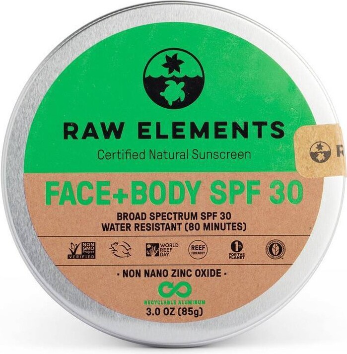 Raw Elements Face and Body Mineral Sunscreen Tin SPF 30 3oz ShopStyle