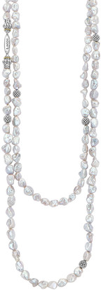 Lagos Luna Keshi Pearl-Strand Necklace, 70"L