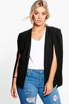 Thumbnail for your product : boohoo Plus Tailored Crepe Cape