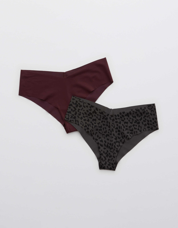 aerie No Show Cheeky Underwear 2Pack ShopStyle Teen Girls' Intimates