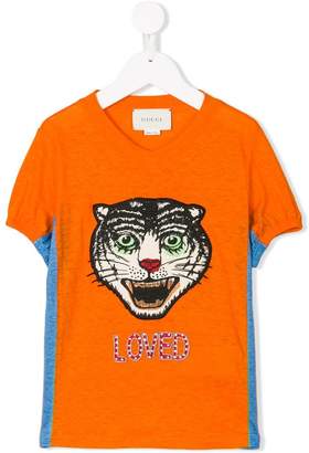 Gucci Kids Tiger print T-shirt