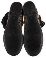 Thumbnail for your product : MonnaLisa Girls' Suede Printed Flats