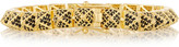 Thumbnail for your product : Eddie Borgo Gold-plated cubic zirconia pyramid bracelet