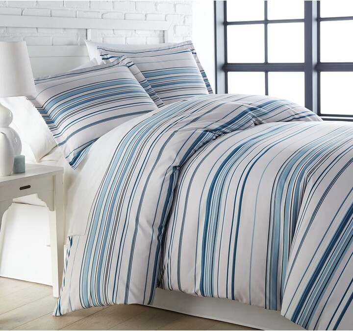 SouthShore Fine Linens Stripe Collection - Luxury Premium Oversized Comforter Set