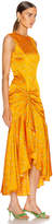 Thumbnail for your product : Caroline Constas Lonnie Dress in Tangerine | FWRD