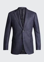 Thumbnail for your product : Emporio Armani Men's Houndstooth Wool-Blend Sport Jacket