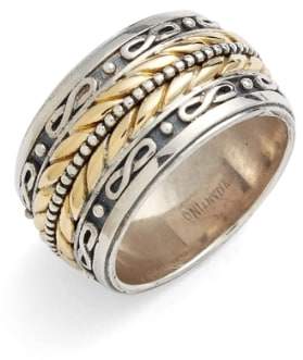 Konstantino 'Orpheus' Etched Band Ring