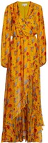 Thumbnail for your product : Caroline Constas Vivian Floral Ruffle High-Low Dress
