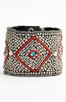 Thumbnail for your product : Cara Couture Beaded Cuff Bracelet