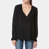 Thumbnail for your product : Paige Fauna Ruffle Blouse