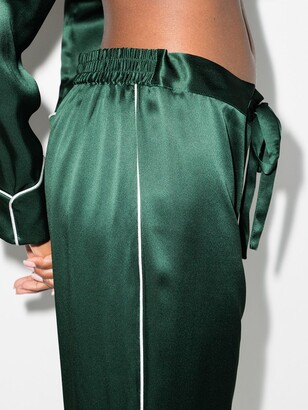 Olivia von Halle Coco silk pajama set - ShopStyle