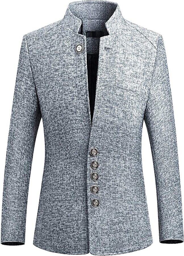 standing collar blazer