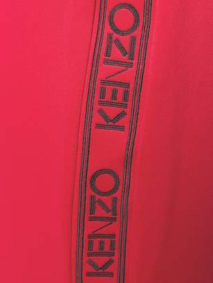 Kenzo logo tape track pants