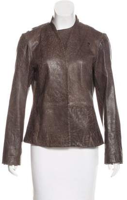 MM6 MAISON MARGIELA Distressed Leather Jacket