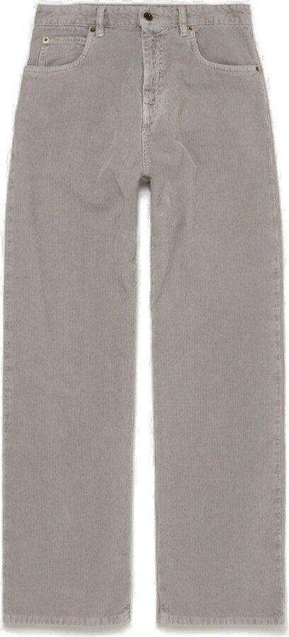 Miu Miu Logo-Detailed Straight-Leg Pants