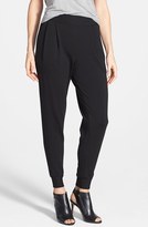 Thumbnail for your product : Eileen Fisher Slouchy Pleat Front Knit Pants (Regular & Petite)