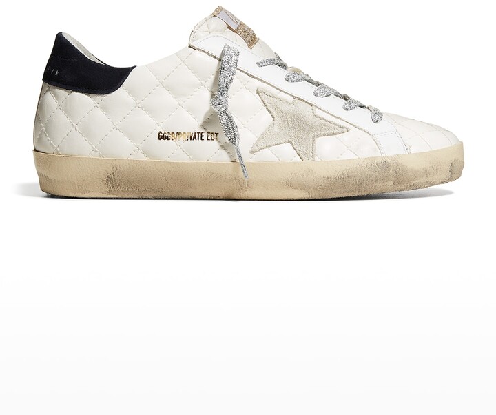 Golden Goose Superstar Quilted Leather Low-Top Sneakers - ShopStyle