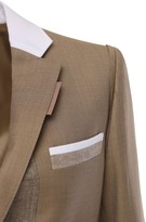 Thumbnail for your product : Burberry Color Block Wool Gabardine Blazer