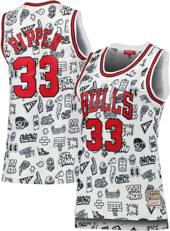 Mitchell And Ness Women's Mitchell & Ness Chicago Bulls NBA Scottie Pippen  Hardwood Classics 1997-98 Swingman Jersey - ShopStyle Tops