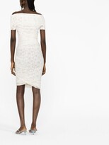 Thumbnail for your product : Philosophy di Lorenzo Serafini Floral-Lace Off-Shoulder Midi Dress