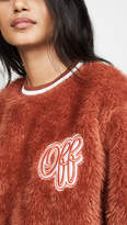 Thumbnail for your product : Off-White Faux Fur College Crew neck