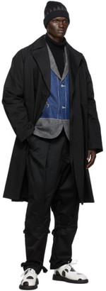 Undercover Black Wraparound Trench Coat