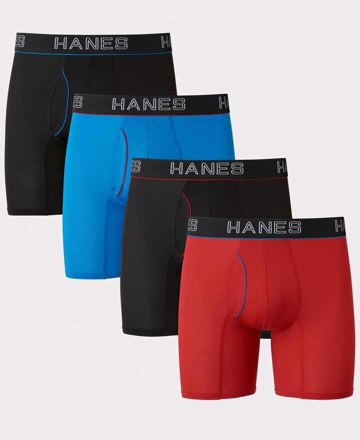 Hanes Men's Comfort Flex Fit Ultra Lightweight Mesh Boxer Brief
