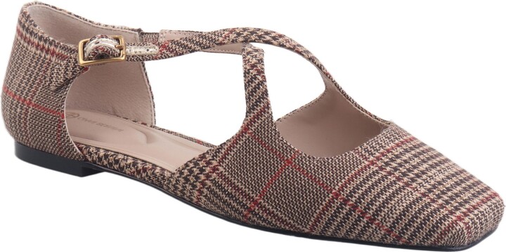 Giani Bernini Women's Perrie Crisscross Strap Flats, Created for Macy's