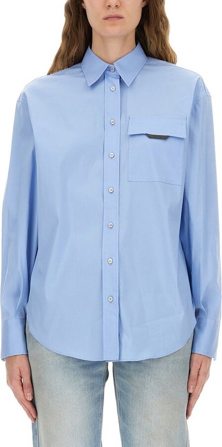 Brunello Cucinelli Button-Up Long-Sleeved Shirt