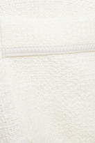 Thumbnail for your product : Nanushka Vegan Leather-trimmed Cotton-blend Tweed Shirt