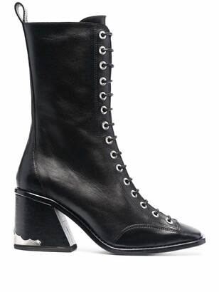 toga pulla lace up boots