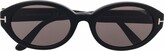 Thumbnail for your product : Tom Ford Eyewear Logo Tinted Sunglasses