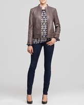Thumbnail for your product : Tory Burch Brandy Leather Jacket