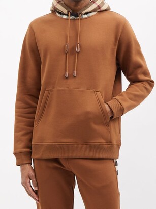 Burberry Samuel Vintage-check Jersey Hooded Sweatshirt - Brown Multi -  ShopStyle