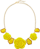 Thumbnail for your product : Greenbeads Rose and Geo-Station Necklace, Yellow