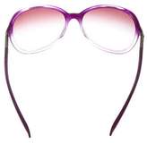 Thumbnail for your product : Prada Gradient Oversize Sunglasses