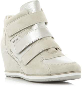Geox ILLUSION D Velcro Sporty Wedge Trainers