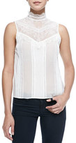 Thumbnail for your product : Alice + Olivia Harlow Victorian-Inspired Sleeveless Blouse