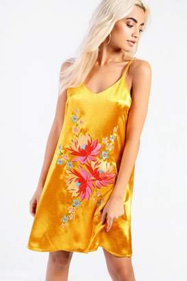 Glamorous **Floral Embroidered Cami Dress