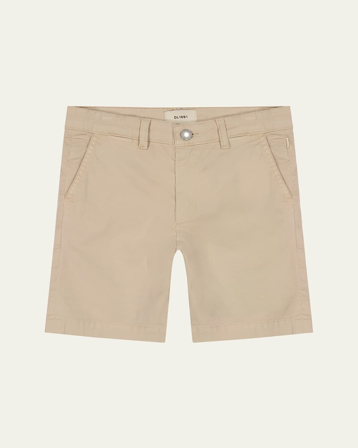 Boy's Jacob Cotton Twill Chino Shorts, Size 2-7